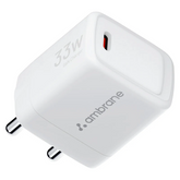 Ambrane 33W GaN Charger MacBook Charging Support Type-c Port